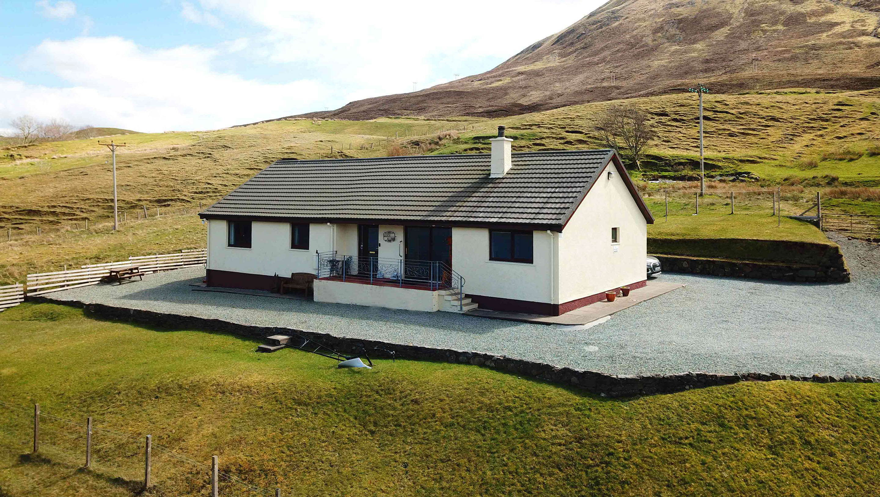 Enjoy stunning sea views from Taransay House Luxury Guest House Accommodation balcony