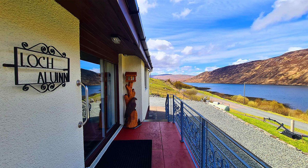 Wake up to stunning sea views of the Isle of Skye at Loch Aluinn bed and breakfast accommodation in Sconser
