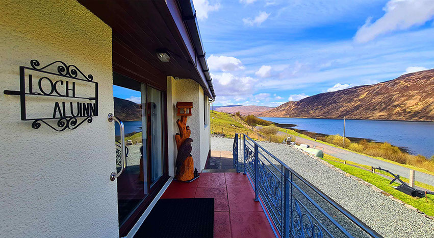 Wake up to stunning sea views of the Isle of Skye at Loch Aluinn bed and breakfast accommodation in Sconser